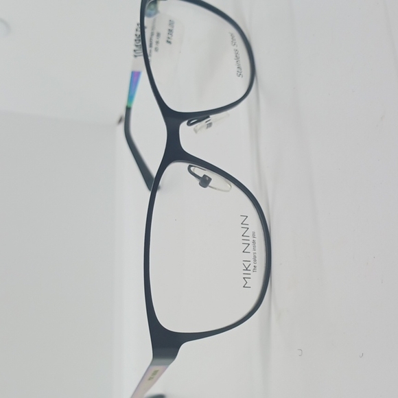 NWT WOMEN\'S MIKI NINN EYEGLASS FRAMES MNFF18 BLACK